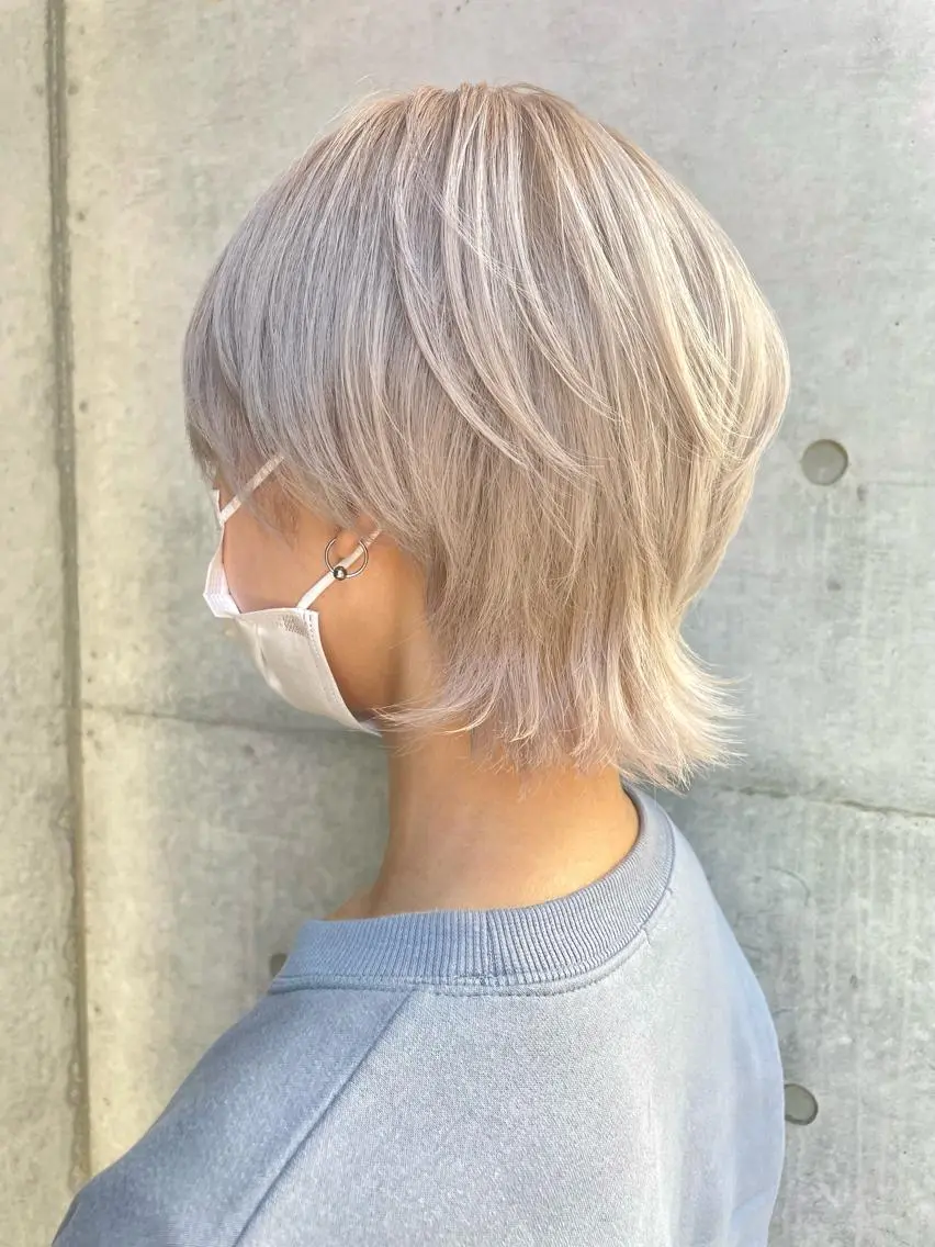 【ホワイトブリーチ】ブリーチ2回&アディクシーカラーの写真