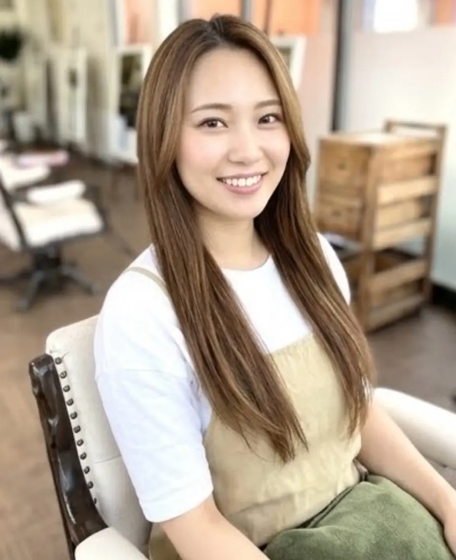 ロング ヘアカラー トリートメント ing's・hair イングス・ヘアーのヘアスタイル