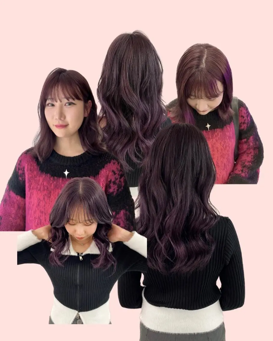 カラー ブリーチ ラベンダーカラー hana/ 大通美容室のヘアスタイル