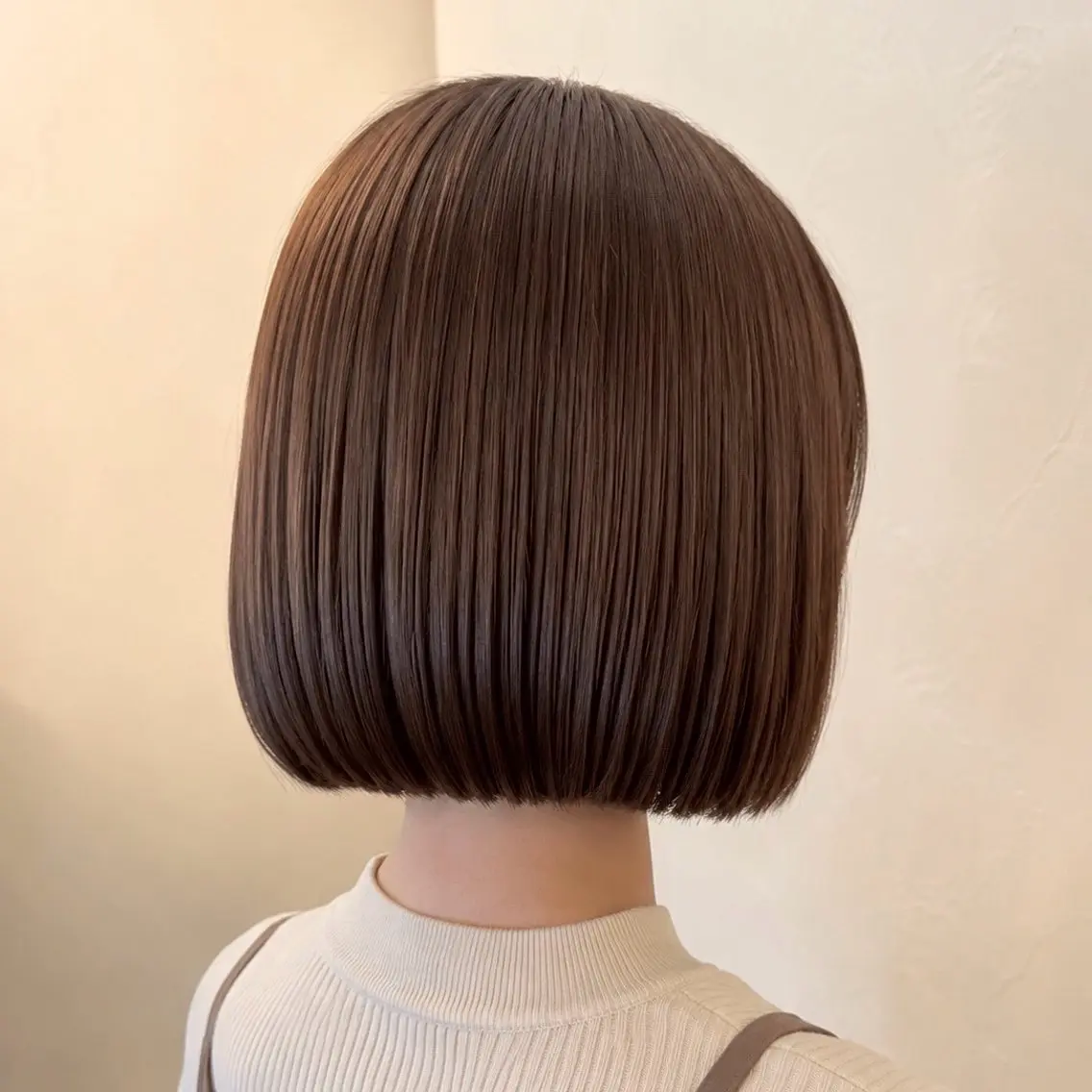 ミディアム 髪質改善 トリートメント ヘアカラー トリートメント 藤本 幸乃のヘアスタイル
