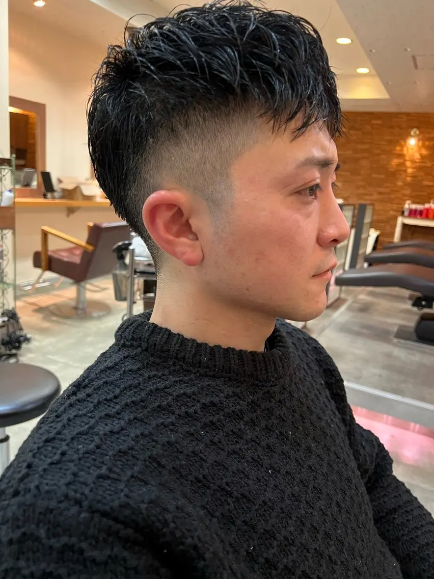 メンズ 透明感・艶感 小坂隼斗のヘアスタイル