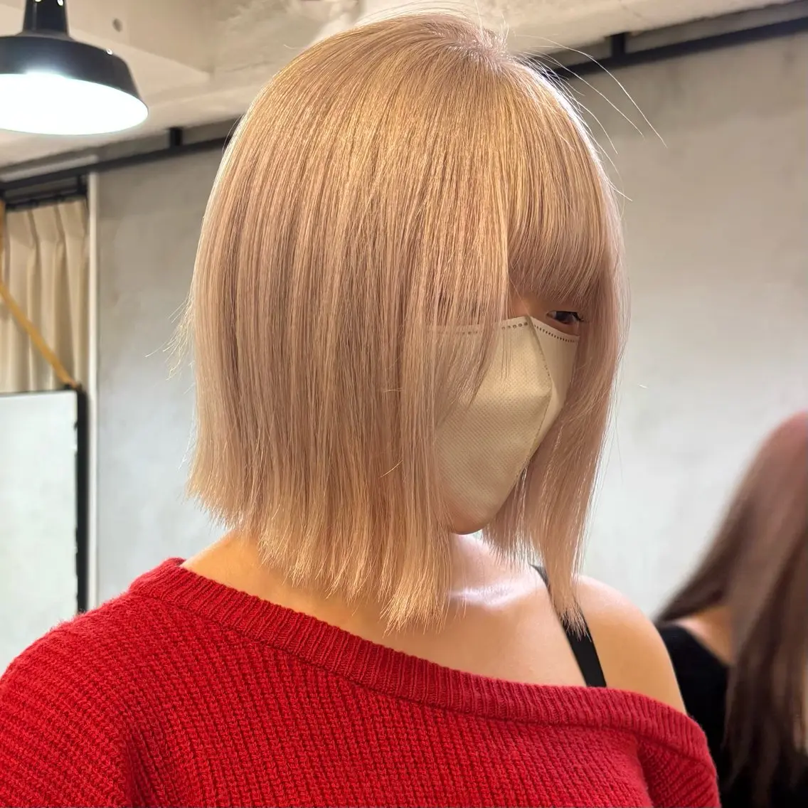 ミディアム 盛れる透明感カラー・ momokaのヘアスタイル
