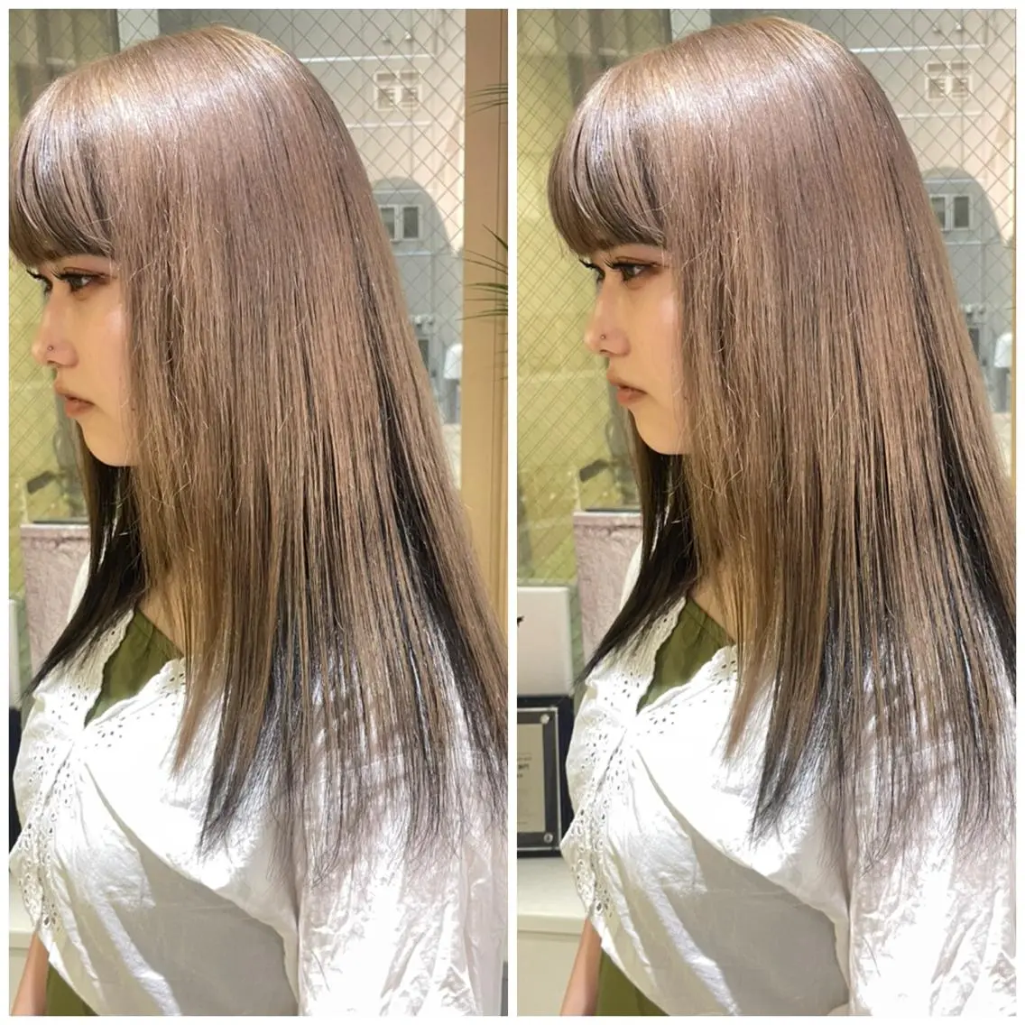 ロング ヘアカラー トリートメント 🦋プルエクステ ARISA🦋のヘアスタイル