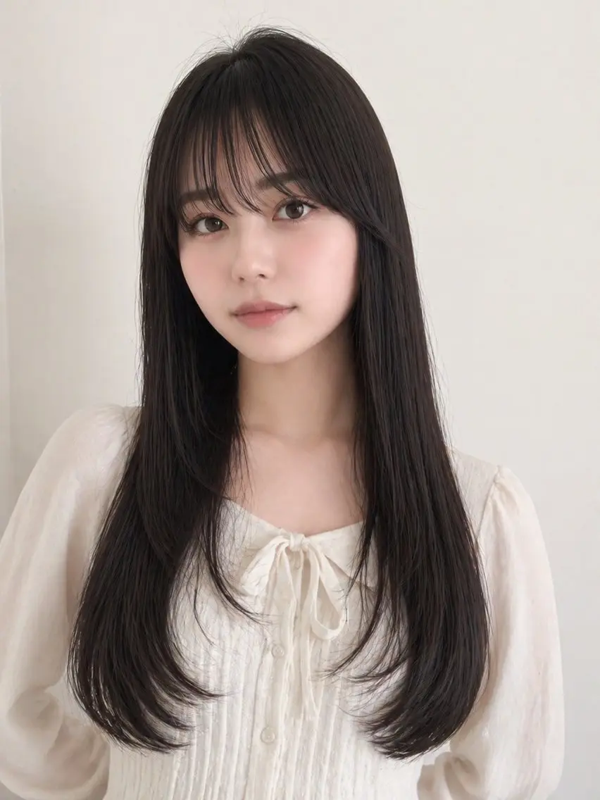🦋ご新規様限定🦋【新規人気No.1】韓国艶髪カラー+似合わせカット+ハホニコ保湿トリートメント🫧¥8900の写真