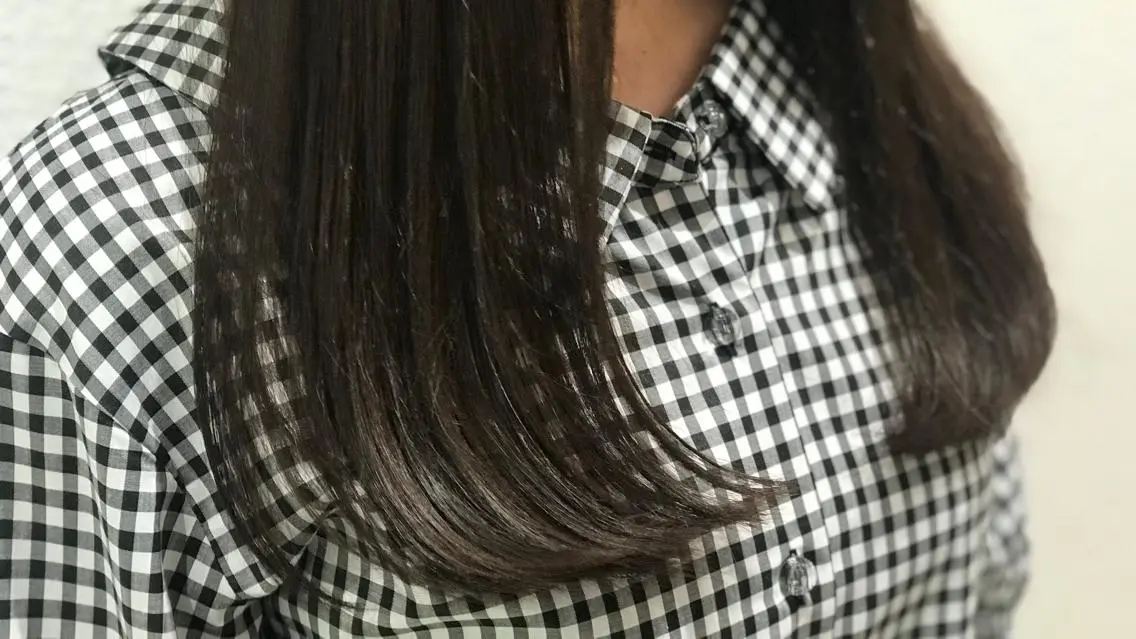 セミロング カラー 透明感カラー イルミナカラー 当日予約🆗✂︎ ウエモト　タクのヘアスタイル
