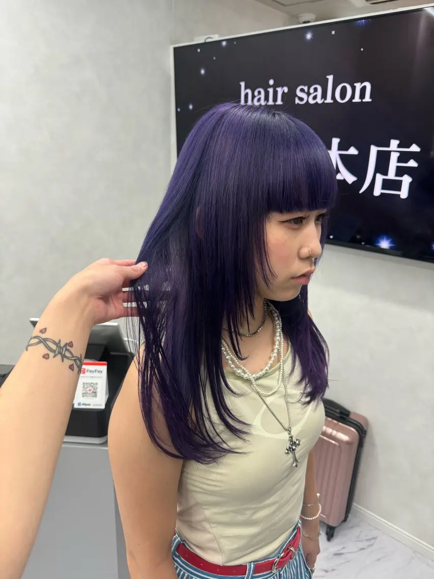 カラー ブリーチ 🧸艶髪ハイトーン 🍪chan🍯のヘアスタイル