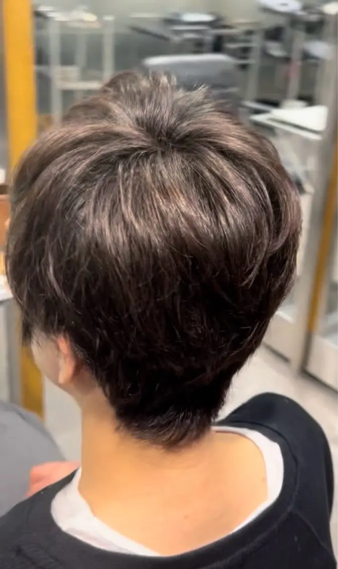 ショート カラー カット ヘアカラー トリートメント ヘッドスパ ✨️icou RYOMA✨️のヘアスタイル
