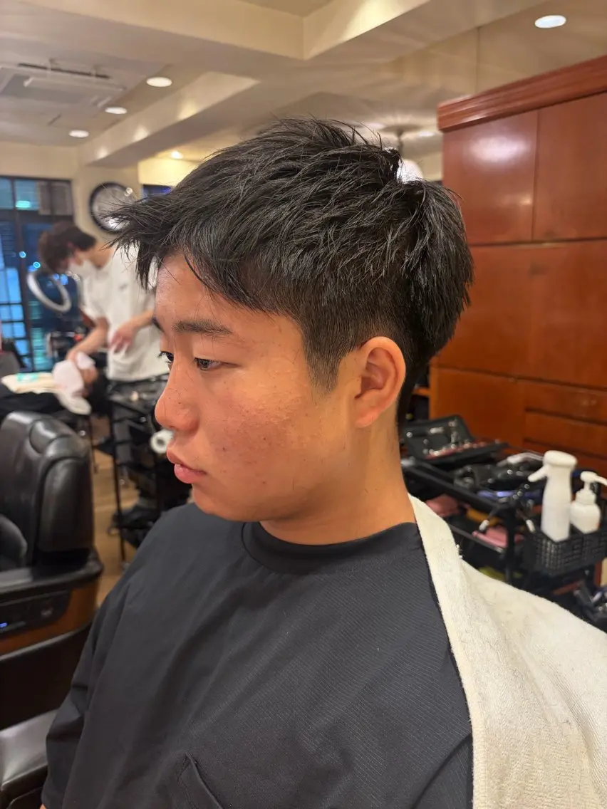 メンズ ツーブロック 森田 凜太郎のヘアスタイル
