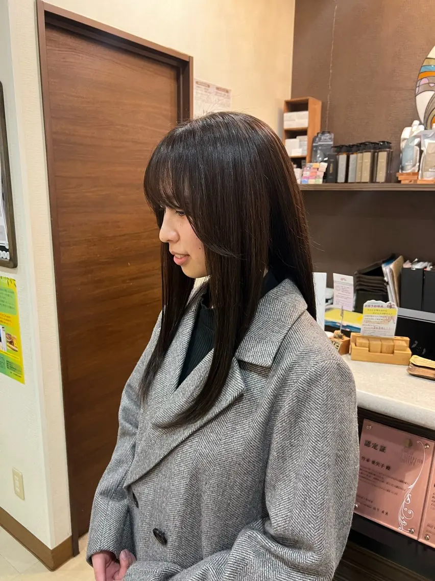 ロング カラー ブラウンカラー ダークブラウン トリートメント 森川愛奈 /カットモデル募集中のヘアスタイル