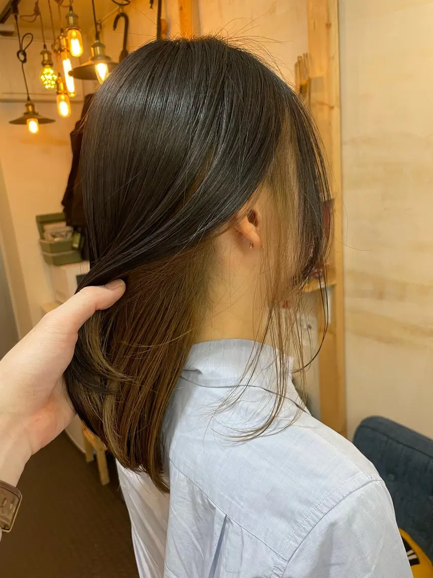 ロング カラー インナーカラー カット ヘアカラー トリートメント 水素トリートメント/ 髪質改善/ナカノメのヘアスタイル