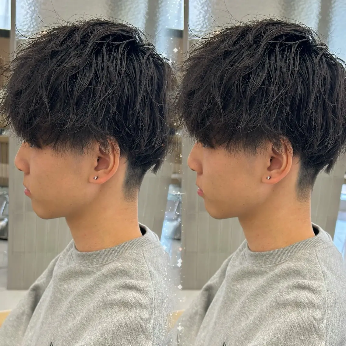 メンズカット＋補修トリートメントの写真