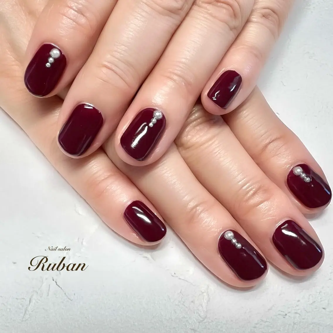 ネイル ワンカラーネイル シンプルネイル Nail salon Rubanのネイルデザイン
