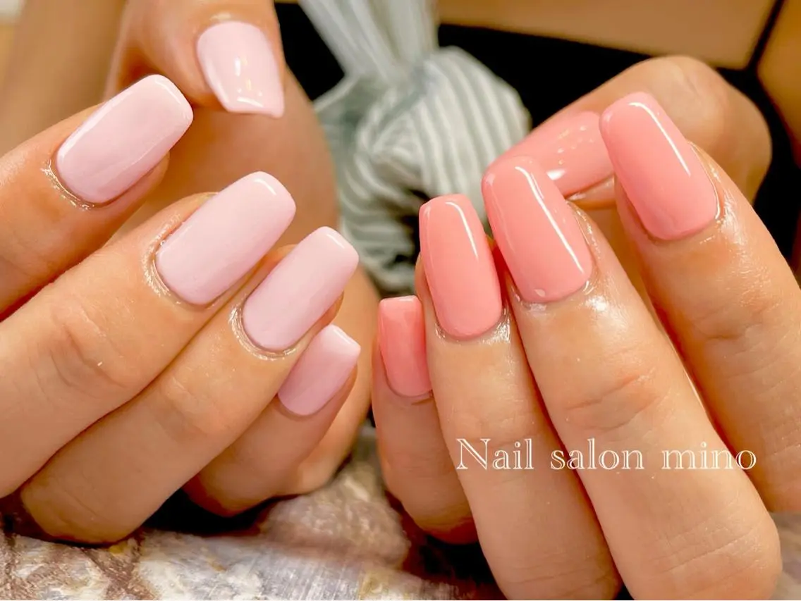ネイル フレンチネイル シンプルネイル ハンドネイル 三野 nail salon minoのネイルデザイン
