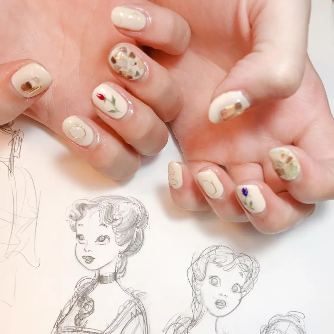 ネイル ニュアンスネイル owlnail /持込みデザイン専門のネイルデザイン