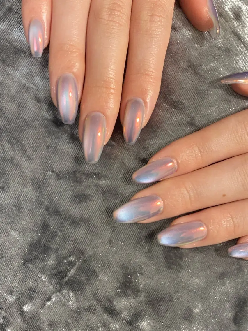 ネイル オーロラネイル マグネットネイル ハンドネイル M nail はやまうららのネイルデザイン