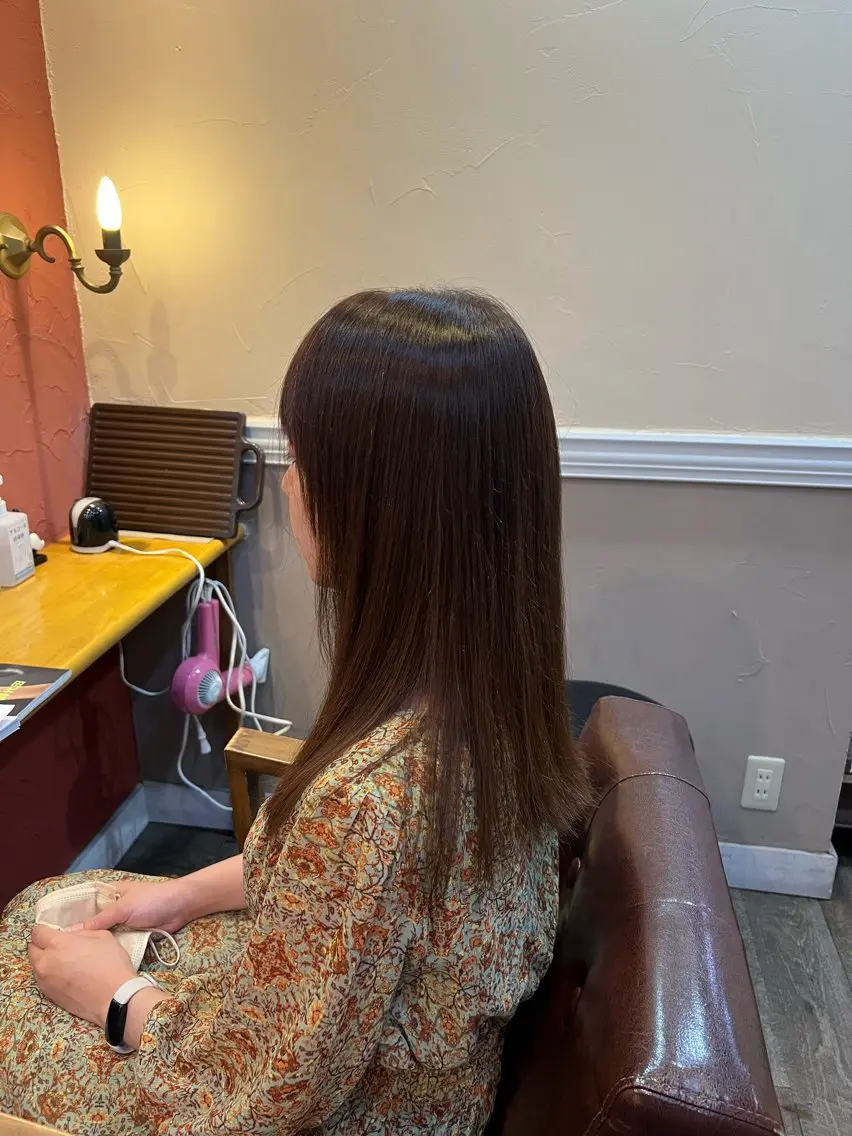 ロング 大内 芹菜のヘアスタイル