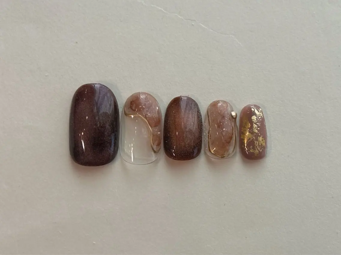 ネイル ニュアンスネイル バレンタイン Nail Katoのネイルデザイン