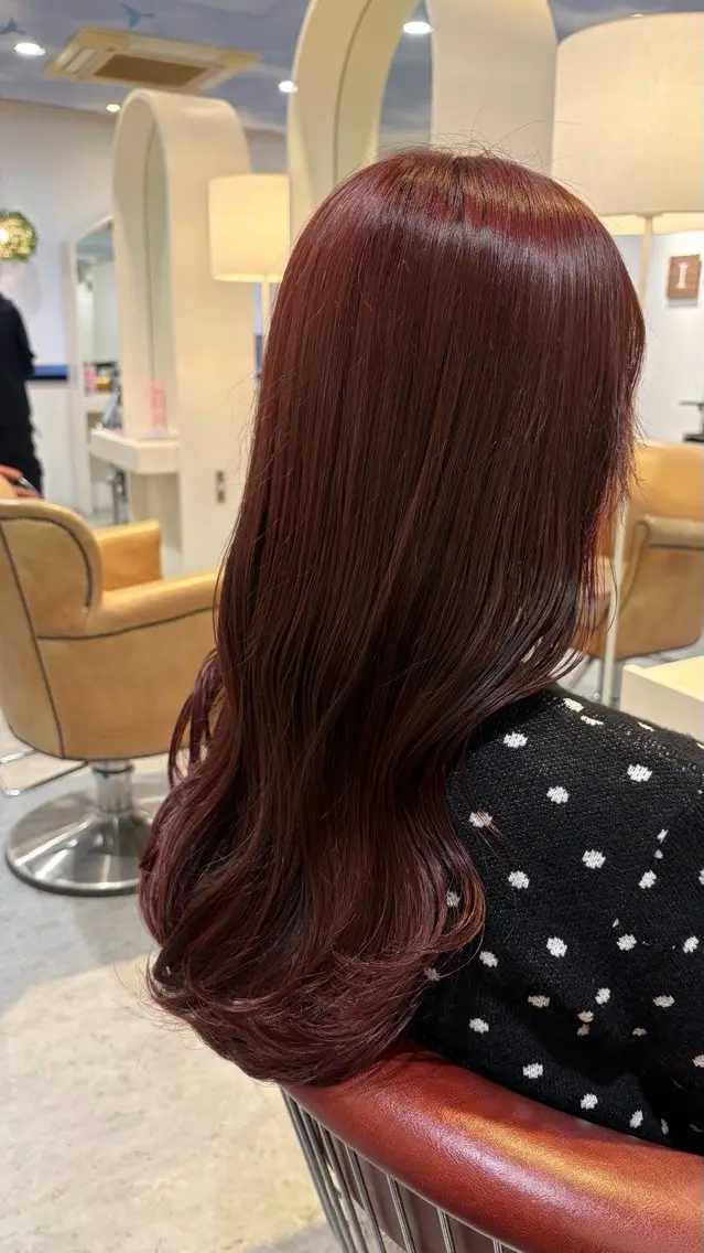ロング カット ヘアカラー トリートメント 🎀gigs🎀 momoka🎀のヘアスタイル