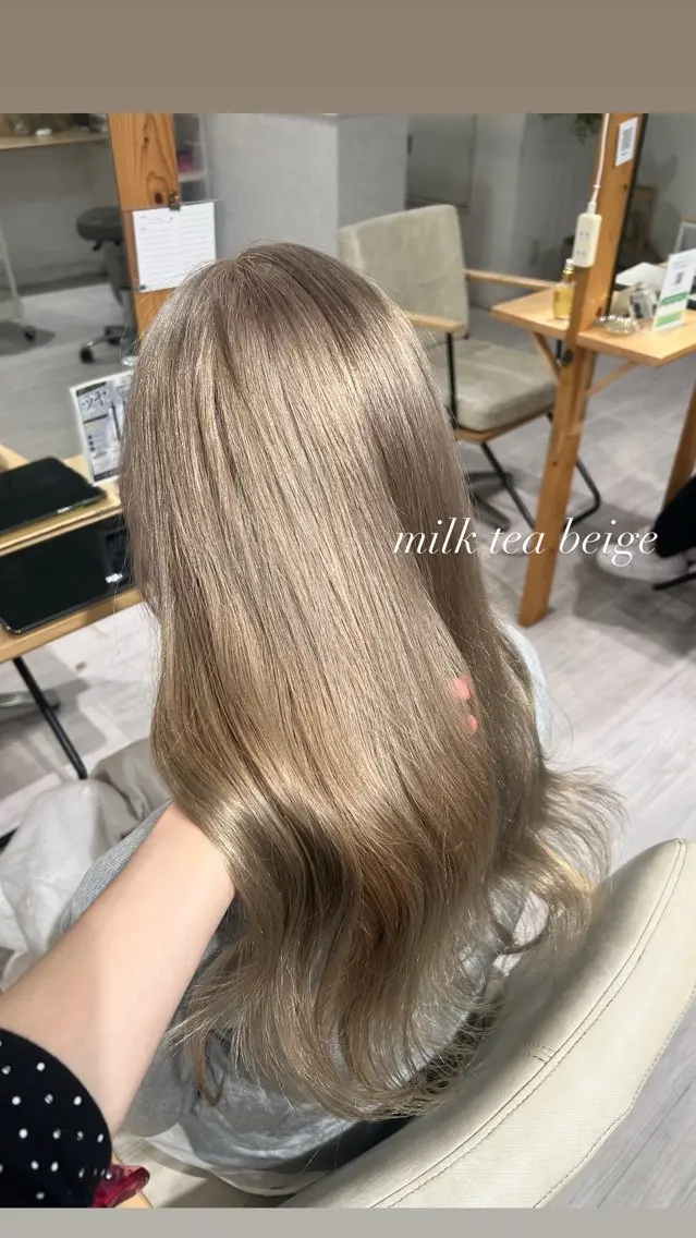 セミロング haruka 遥歌のヘアスタイル