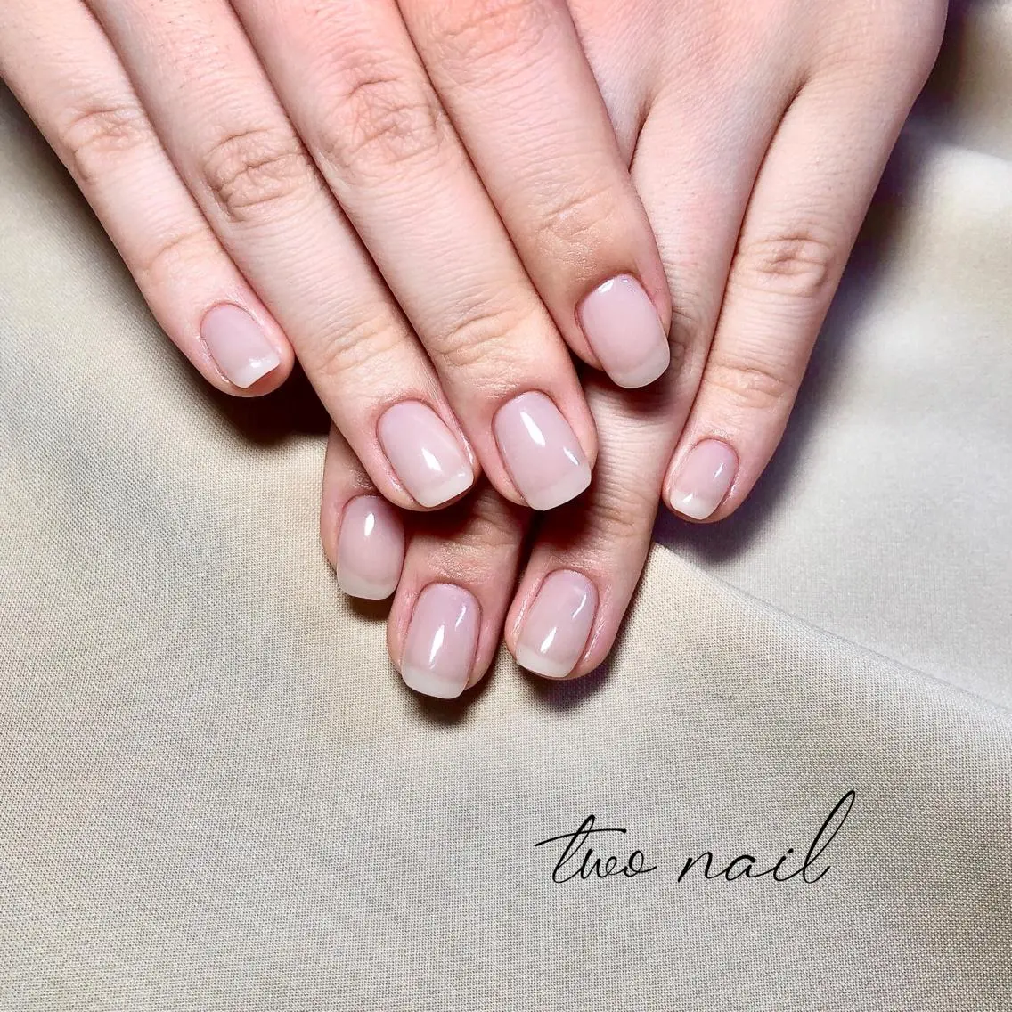 ネイル アートネイル フットネイル ハート ニュアンスネイル ホワイト ハンドネイル two nailのネイルデザイン