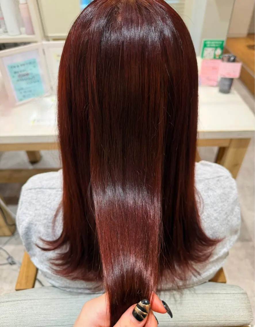 ロング カラー ヘアカラー トリートメント ヘアセット kana/ frames赤羽のヘアスタイル