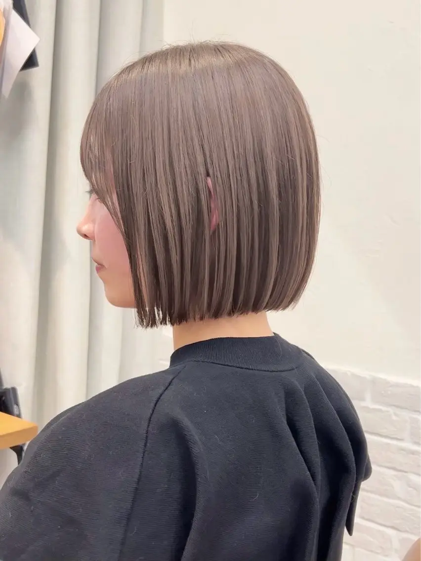 ショート 結べるレイヤーカット /カラー/あさかのヘアスタイル