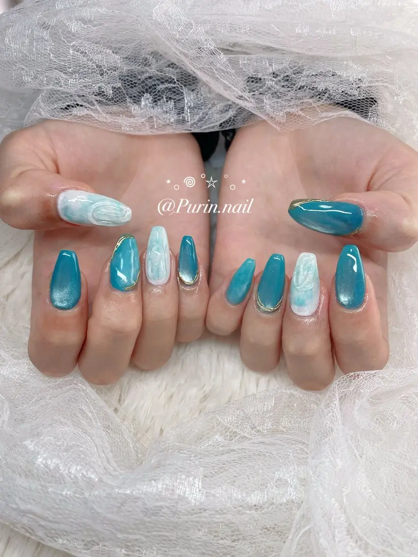 ネイル ハンドネイル Nails by Purin🍮のネイルデザイン