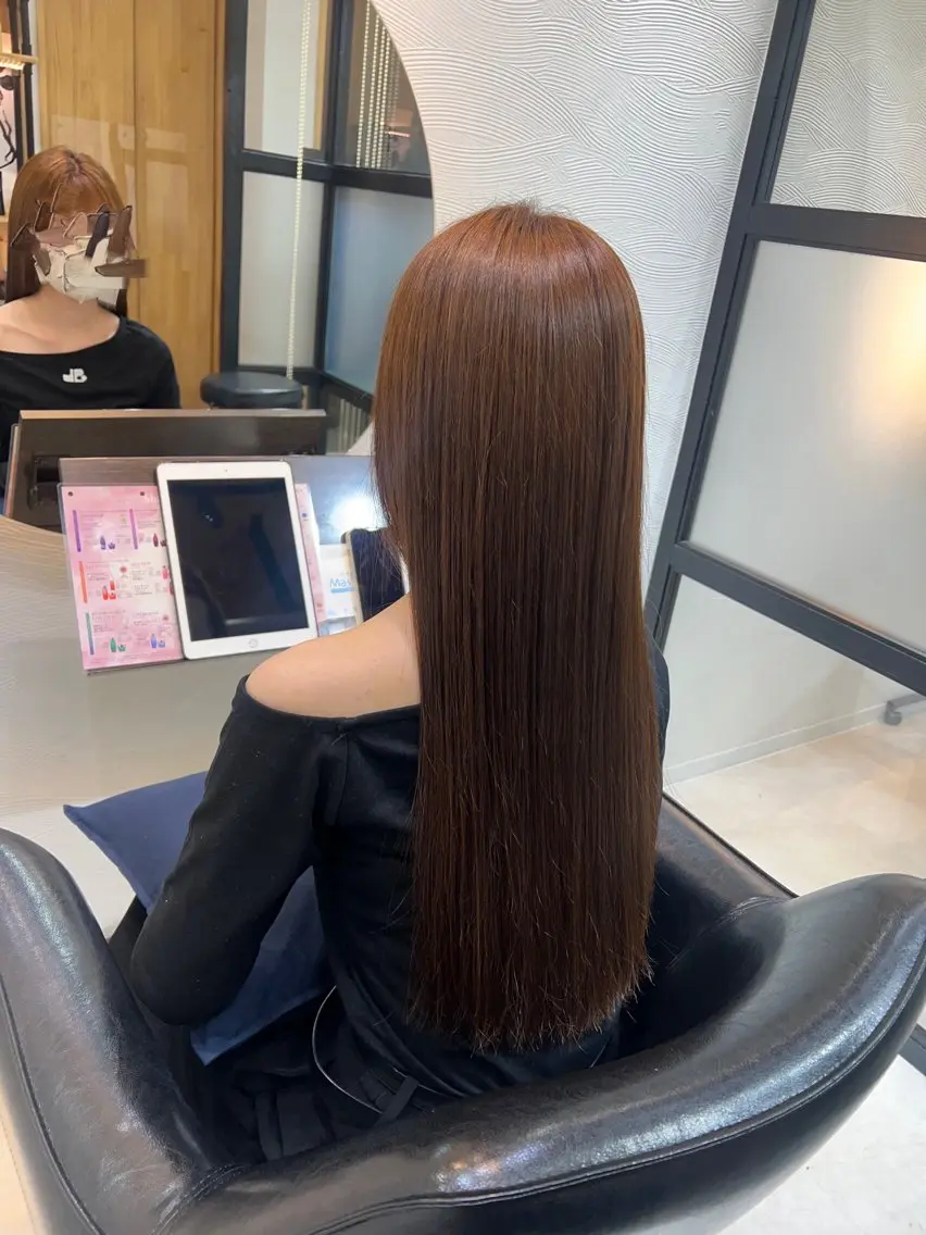 ロング カラー きはね 💚のヘアスタイル