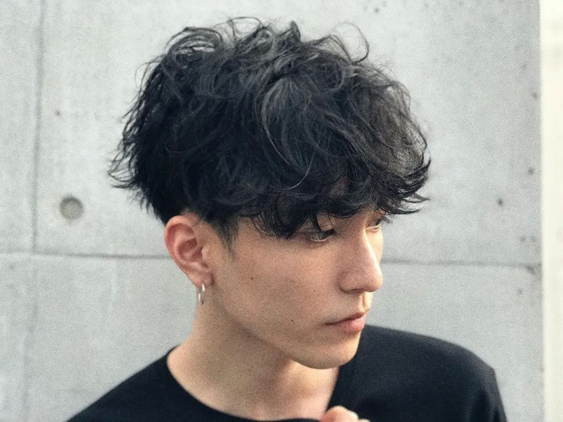 ショート パーマ メンズ トレンド🔥メンズ 特化⚡️網野裕希のヘアスタイル