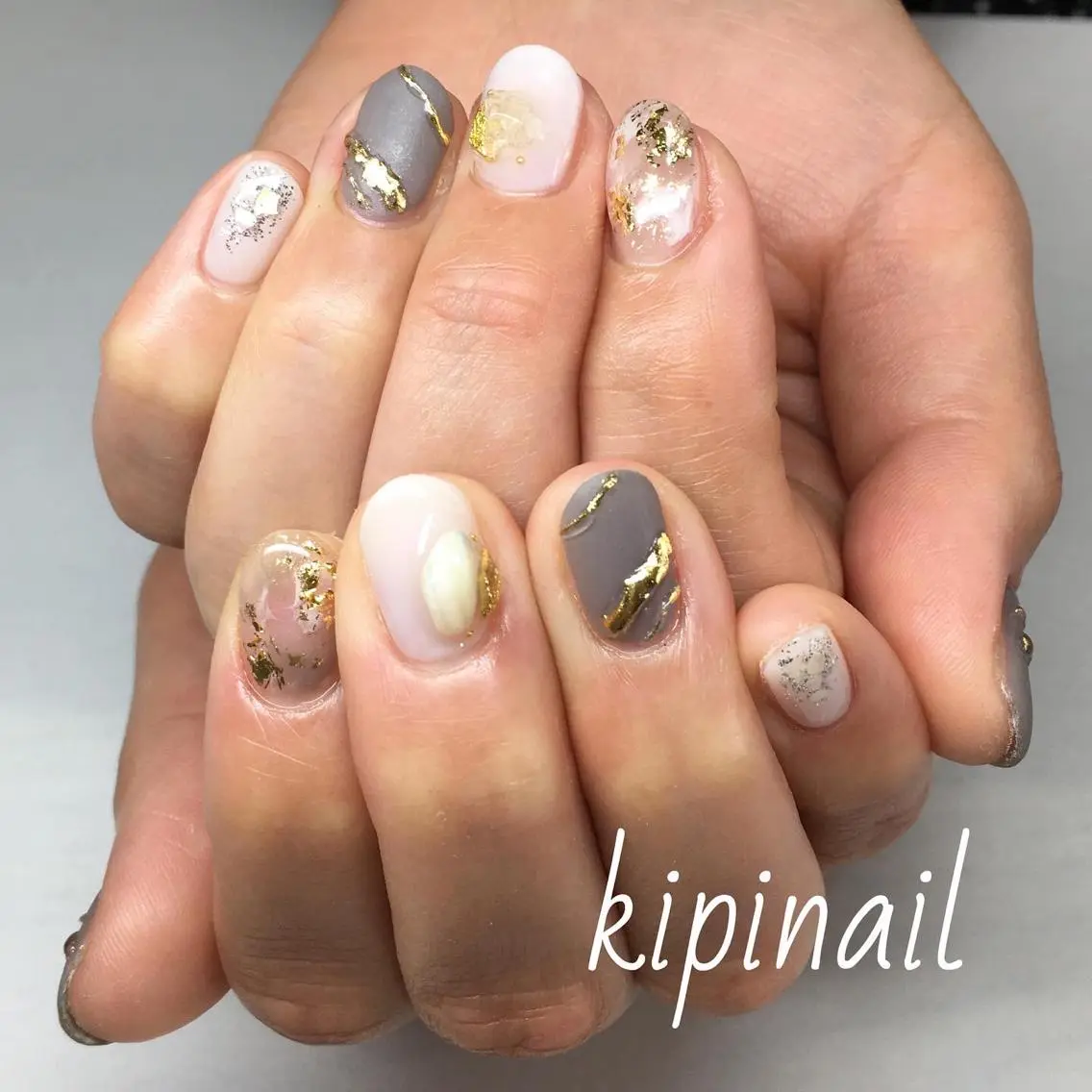 ネイル アートネイル 持ち込み ハンドネイル kipinail 川﨑えりかのネイルデザイン