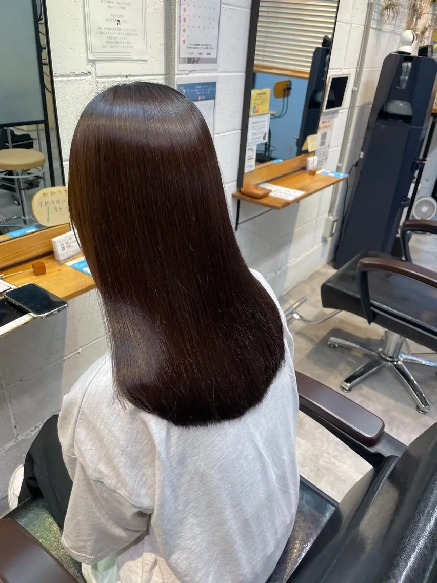 ミディアム 髪質改善 見奈美 凜のヘアスタイル