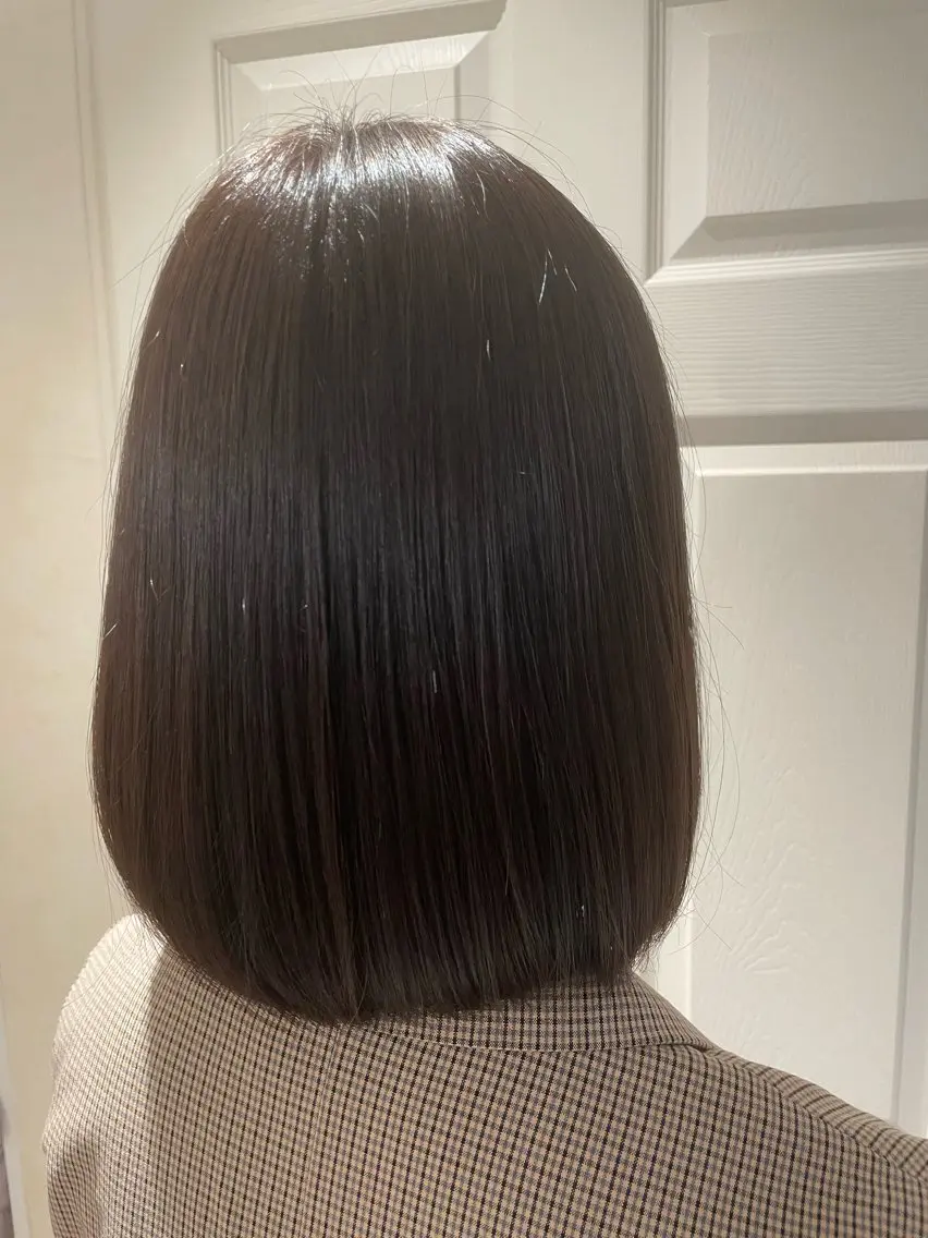 ミディアム カラー 柳井 準平のヘアスタイル