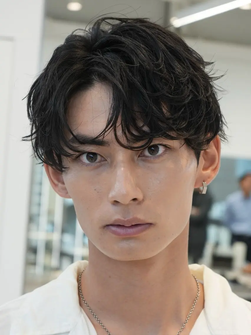 ショート パーマ ショートヘア カット パーマ クドウレイ fifth神南のヘアスタイル