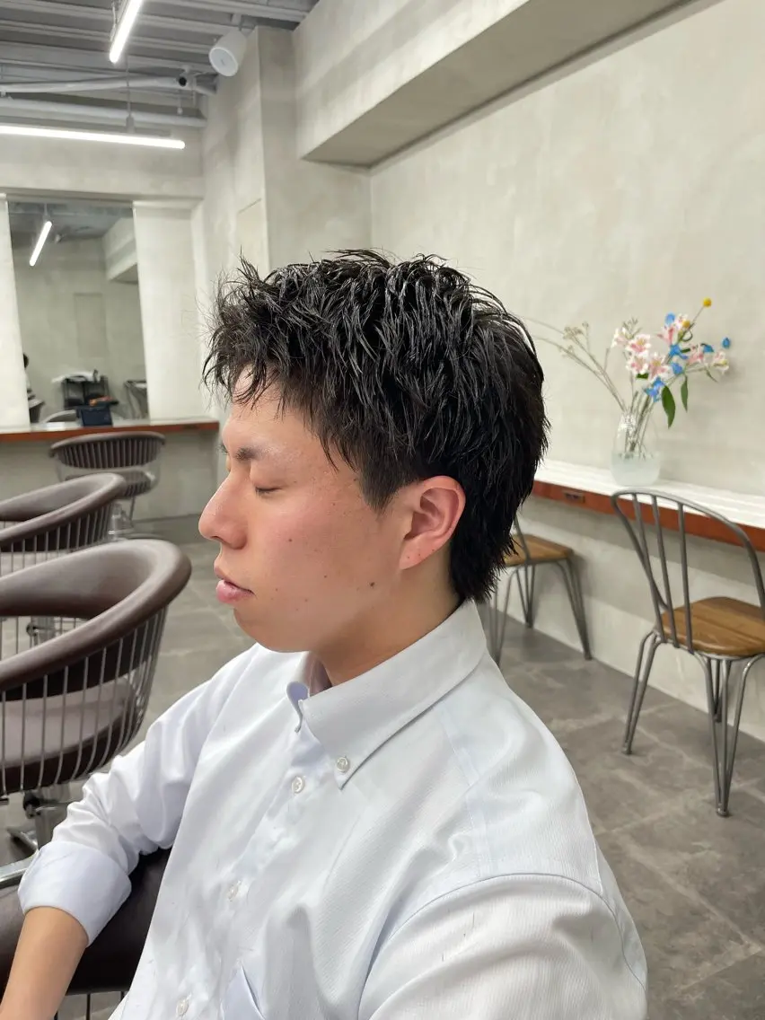 ショート ショートヘア カット トリートメント ヘアセット 豊崎 佑輔のヘアスタイル