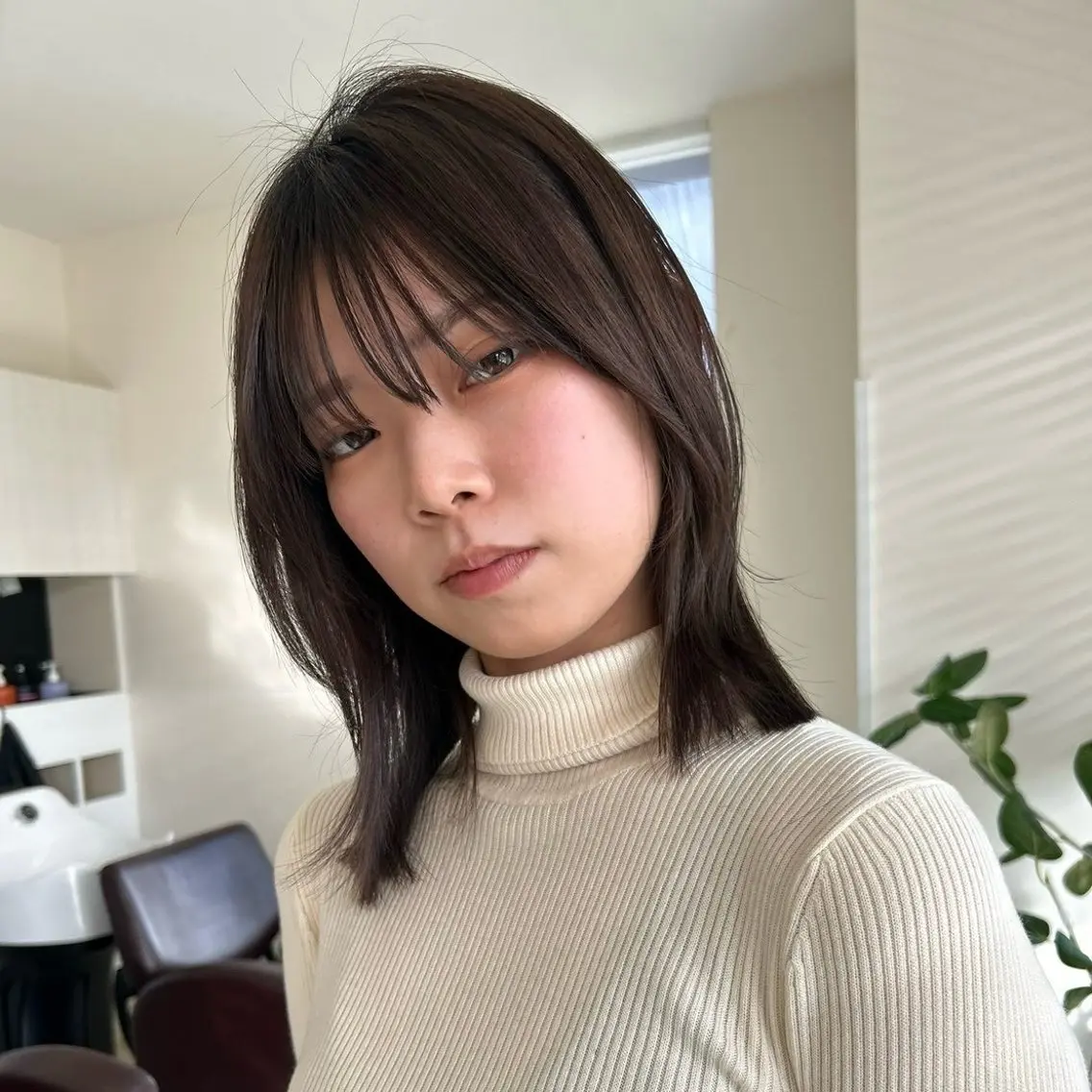 カラー ヘアカラー 塚原 怜音のヘアスタイル