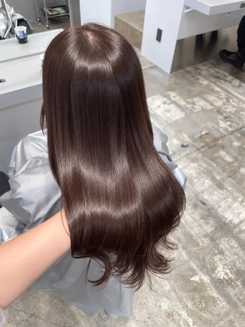 ロング カラー カット ヘアカラー トリートメント EIGHT梅田 /HADUKIのヘアスタイル