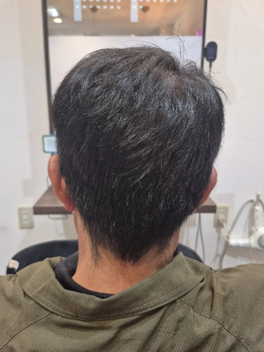 カラー ショート メンズ 黒髪 ヘアカラー 廣瀬 麻美のヘアスタイル