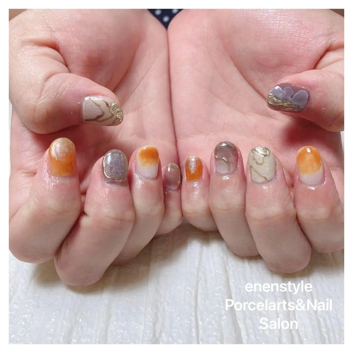 ショート ネイル 🐾enen style 🐾のネイルデザイン