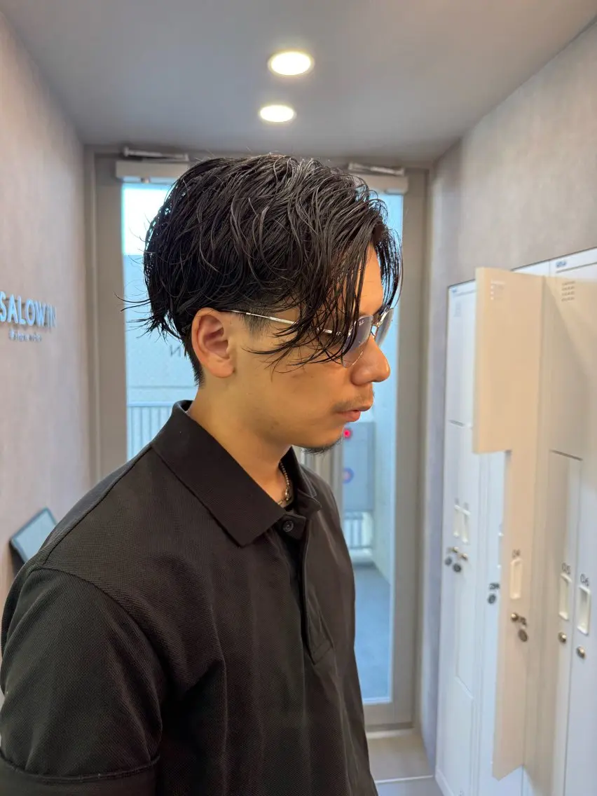 パーマ メンズ ✨評価no.1✨ ヒグチリョウヤ✨のヘアスタイル