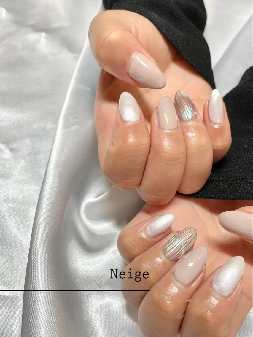 ネイル ハンドネイル Neige‪𓂃ai ＊梅津 / 松尾のネイルデザイン