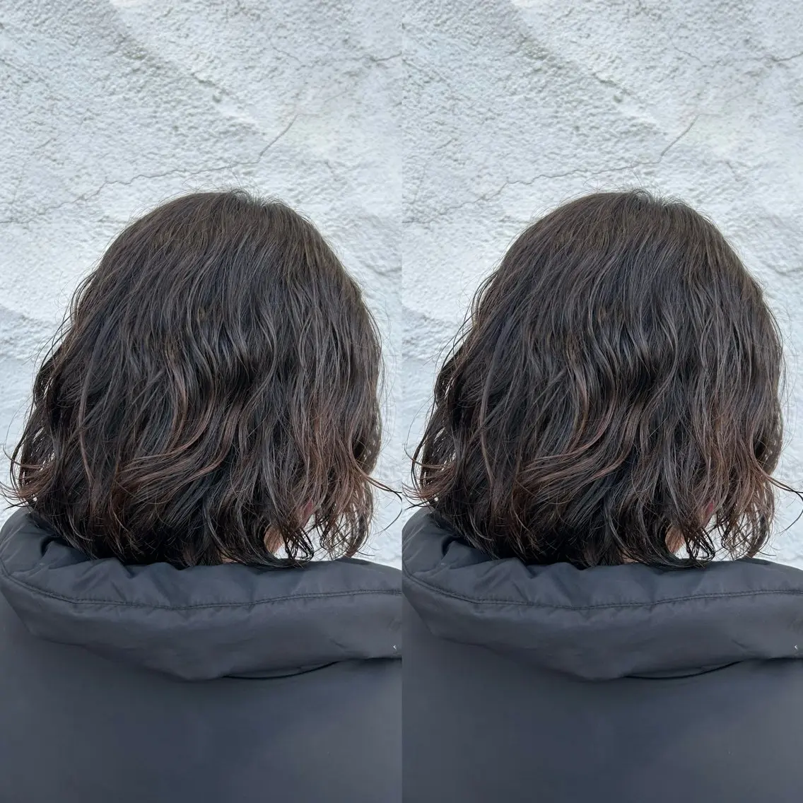 ミディアム ミディアムパーマ ボブ カット パーマ 2ヵ月先までまとまる レイヤー🫧若葉🪞のヘアスタイル