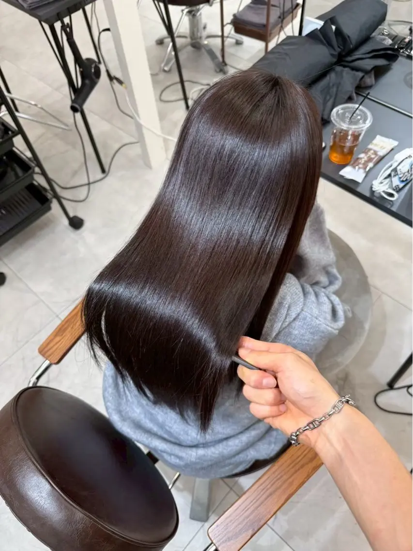 ロング 縮毛矯正🫧髪質改善 高原瑞輝のヘアスタイル