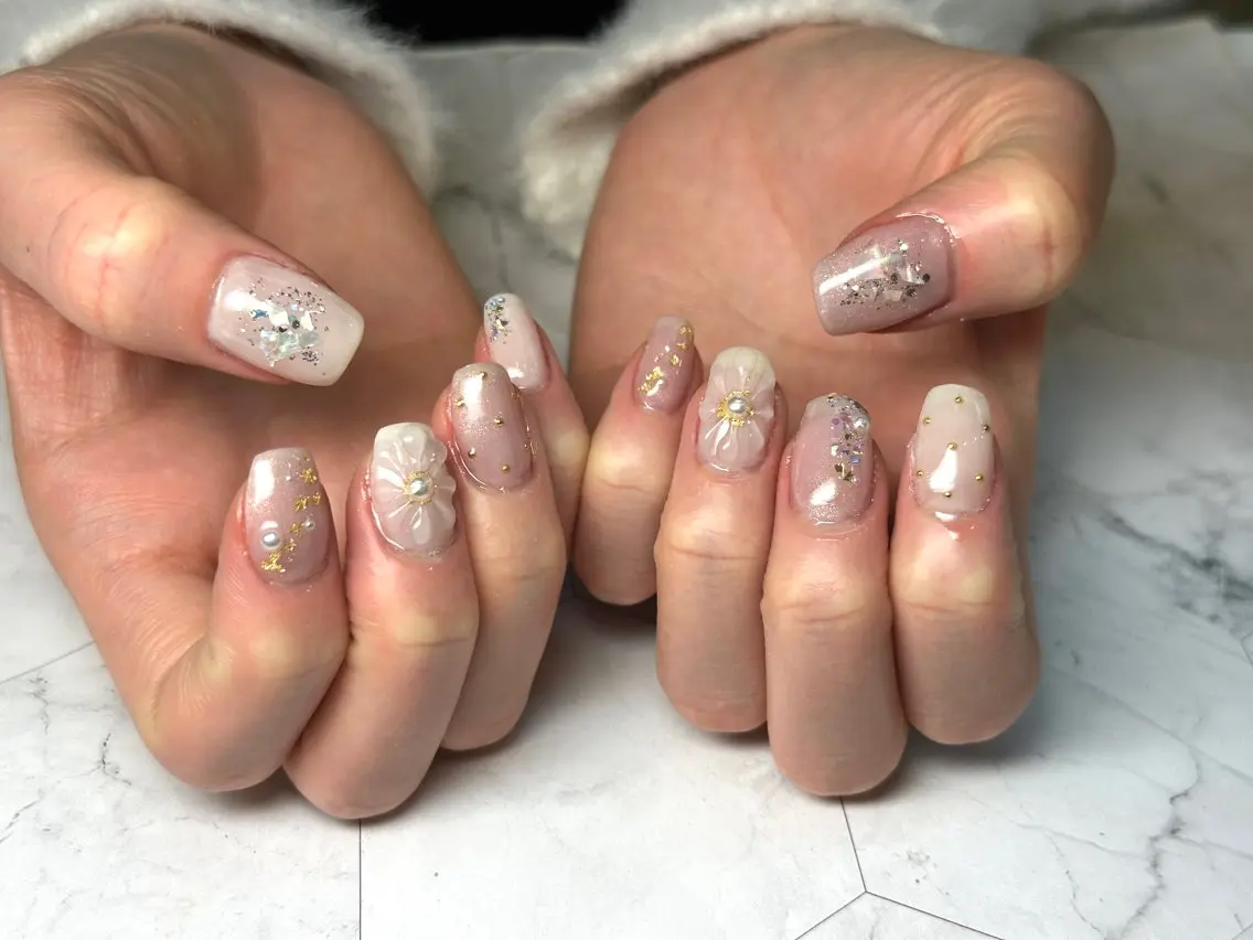 ネイル ハンドネイル Queennail 北堀江AYAのネイルデザイン