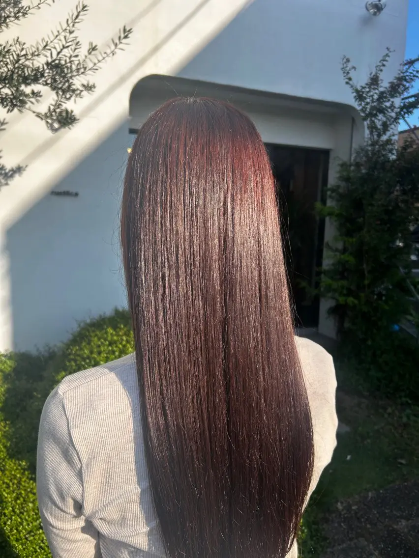 ロング カラー ヘアカラー 小林 沙都のヘアスタイル
