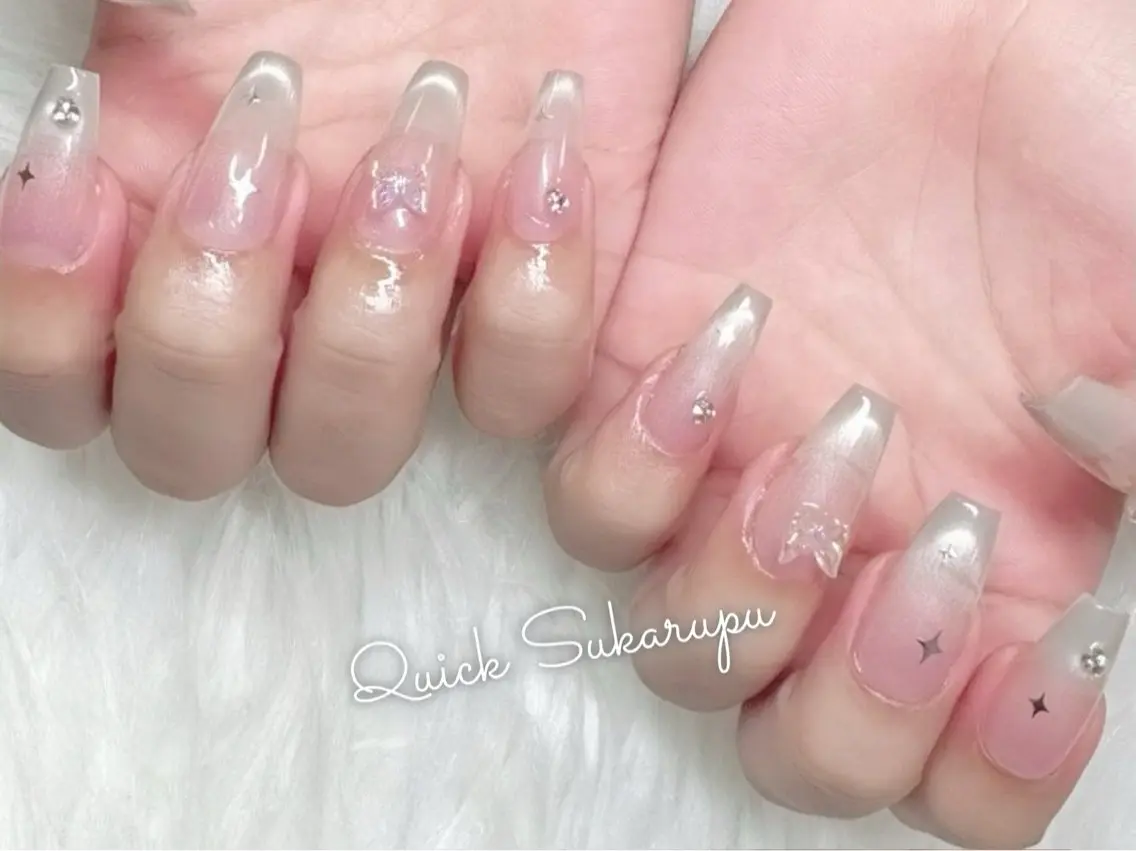 ネイル ハンドネイル ハンドケア Quick Sukarupu新宿のネイルデザイン