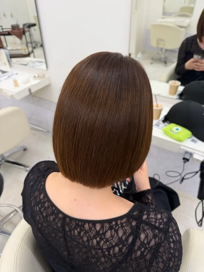 ショート ボブ トリートメント 艶トリートメント/ 渋谷/kaoriのヘアスタイル
