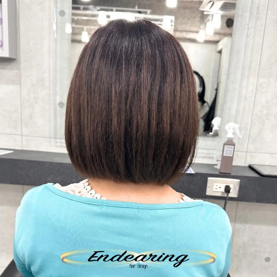 カラー 透明感カラー ボブ カット ヘアカラー Endearing 銀座/YOKOのヘアスタイル