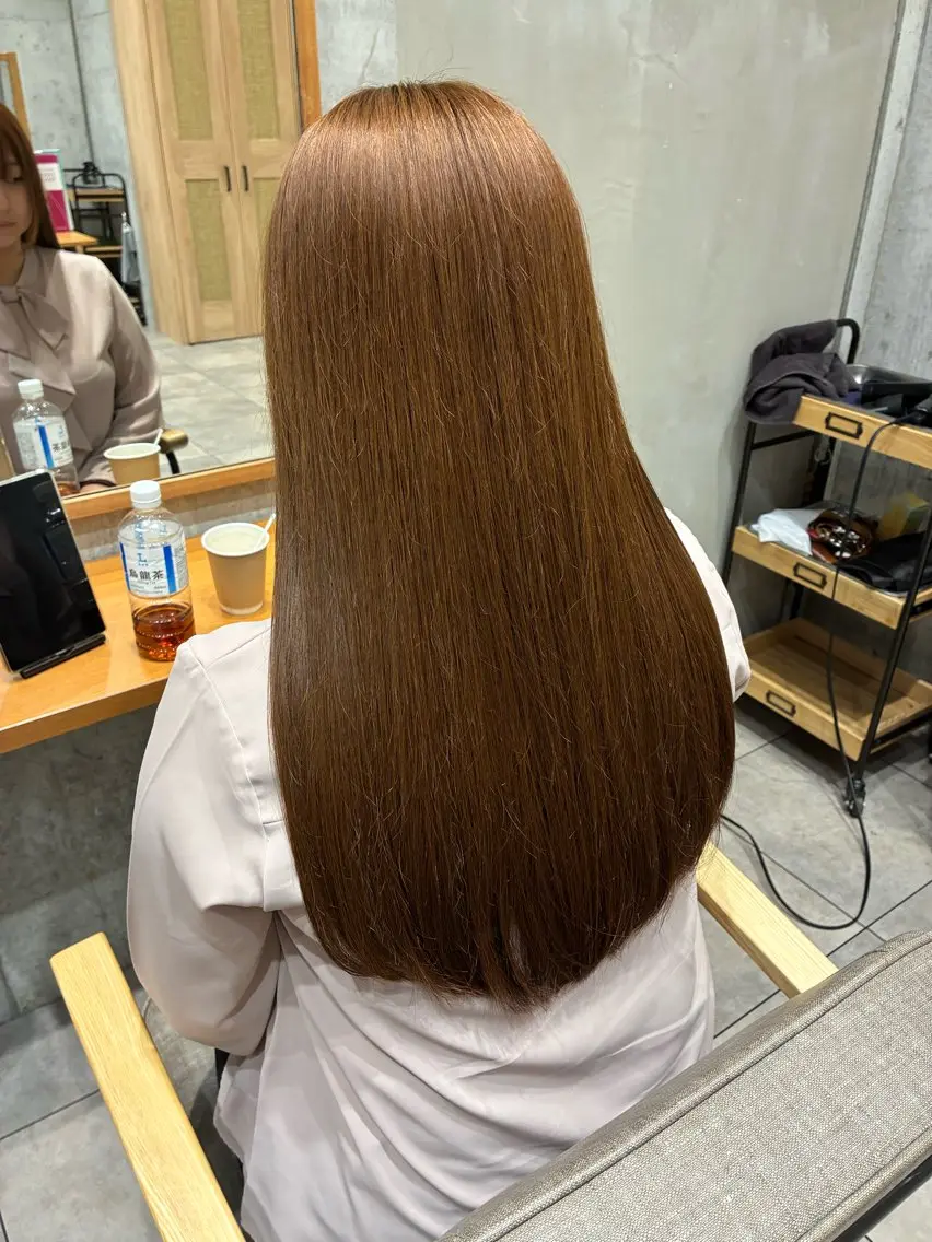 ロング カラー 💖クボ モモ💖のヘアスタイル