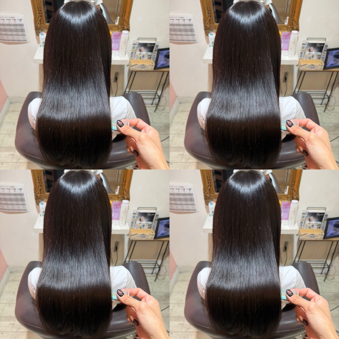 ロング カラー ✨韓国風レイヤー✖️ 美髪矯正✨ユウヤのヘアスタイル