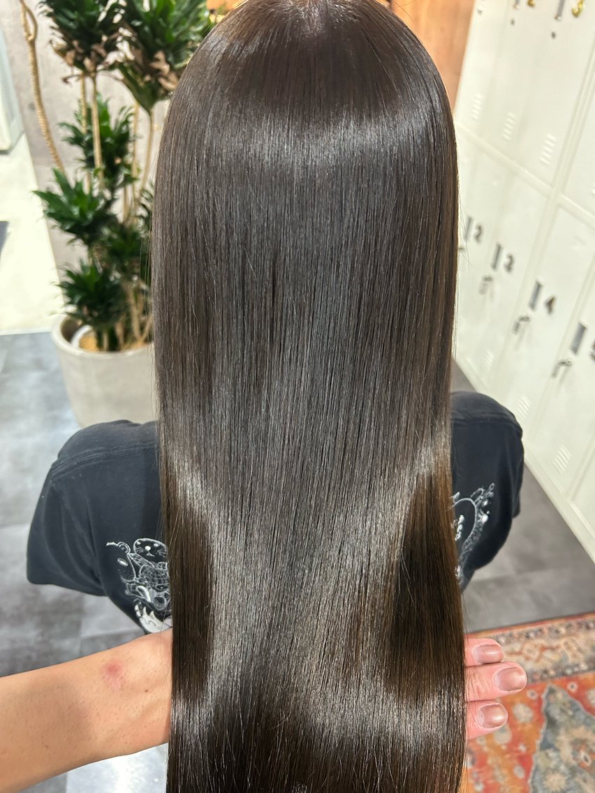 ロング 新田 修司のヘアスタイル